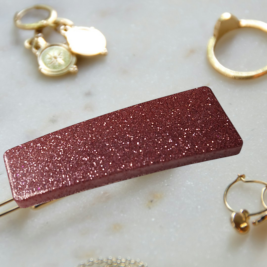 Barrettes en résine époxy artisanales – Accessoires cheveux faits main, élégants et uniques