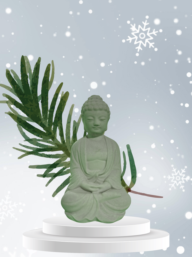 Bouddha décoration, résine naturelle idées cadeaux pour elle lui déco zen