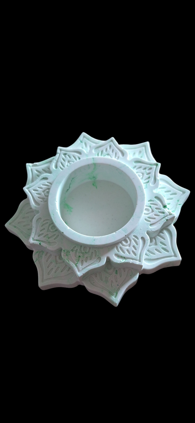 Bougeoir fleur de lotus, photophore centre de table idées cadeaux décorations Noël décoration table bougie chauffe plats cadeau à faire