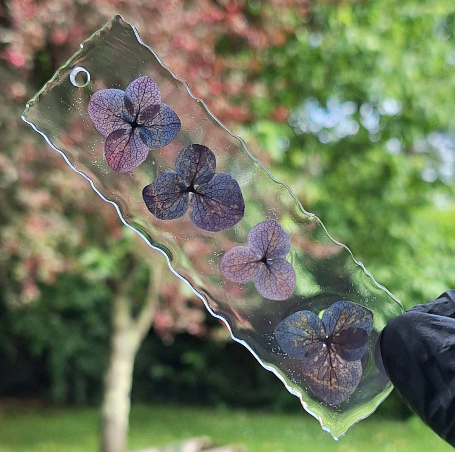 🌸Marque-pages en résine + bague de lecture assortie – Fleurs naturelles séchées 🌸