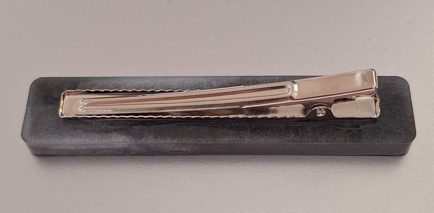Pince à cheveux artisanale en résine époxy – Fait main