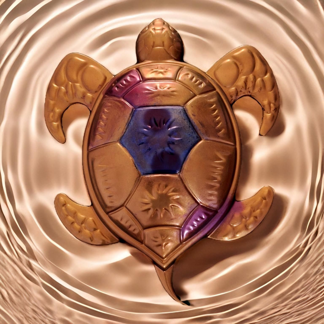 Sculpture de tortue en résine époxy, idées cadeaux pour elle lui décoration intérieure