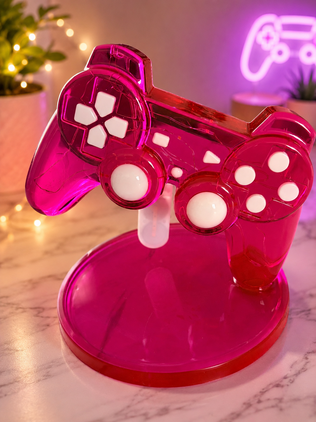 Lampe Manette de Jeu – Veilleuse Gamer Artisanale & Unique - idée cadeau