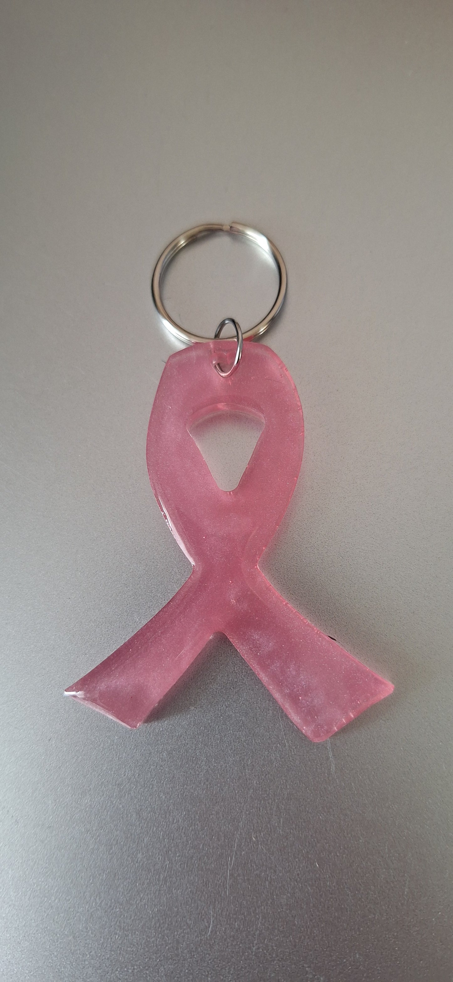 Ruban rose en résine – Octobre Rose