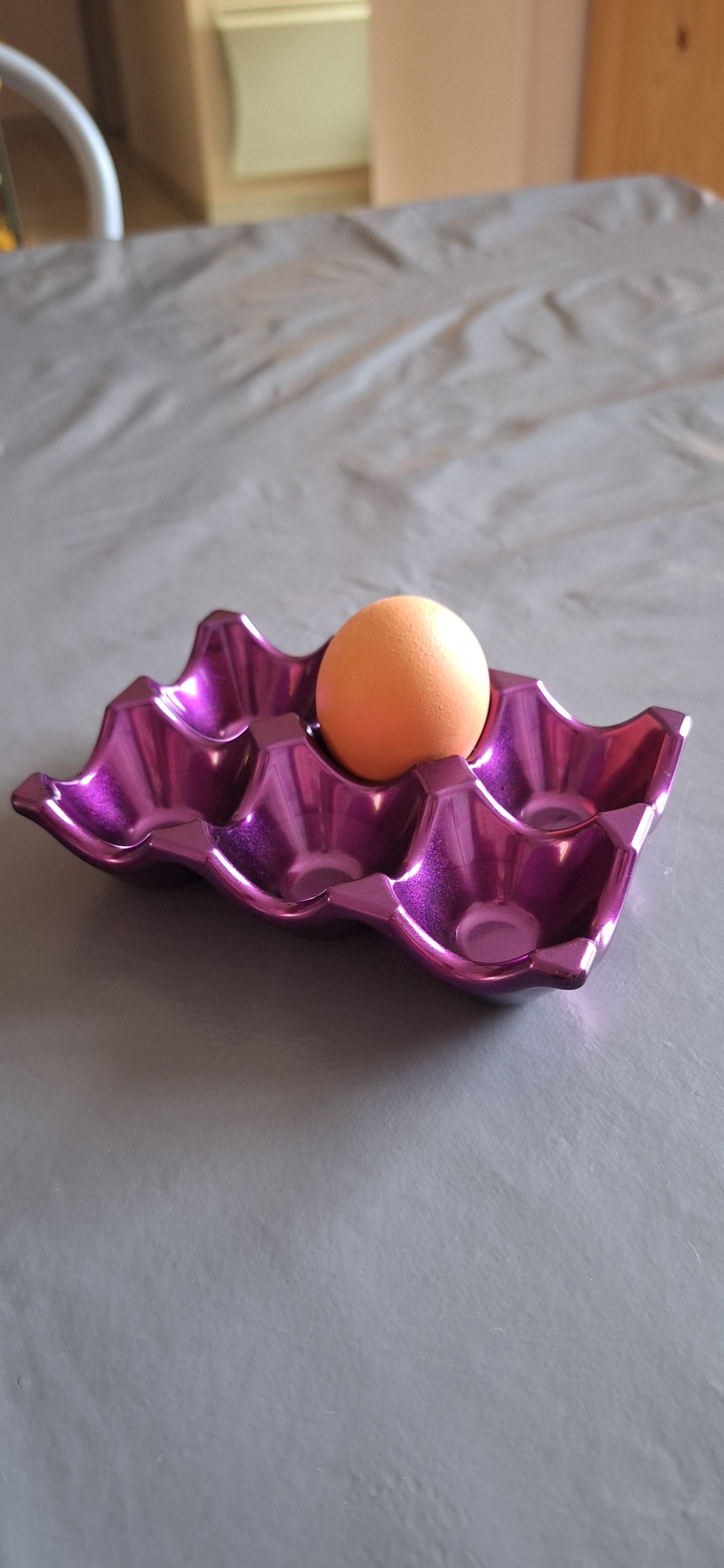 Boîte à œufs en résine époxy artisanale – Rangement décoratif et original