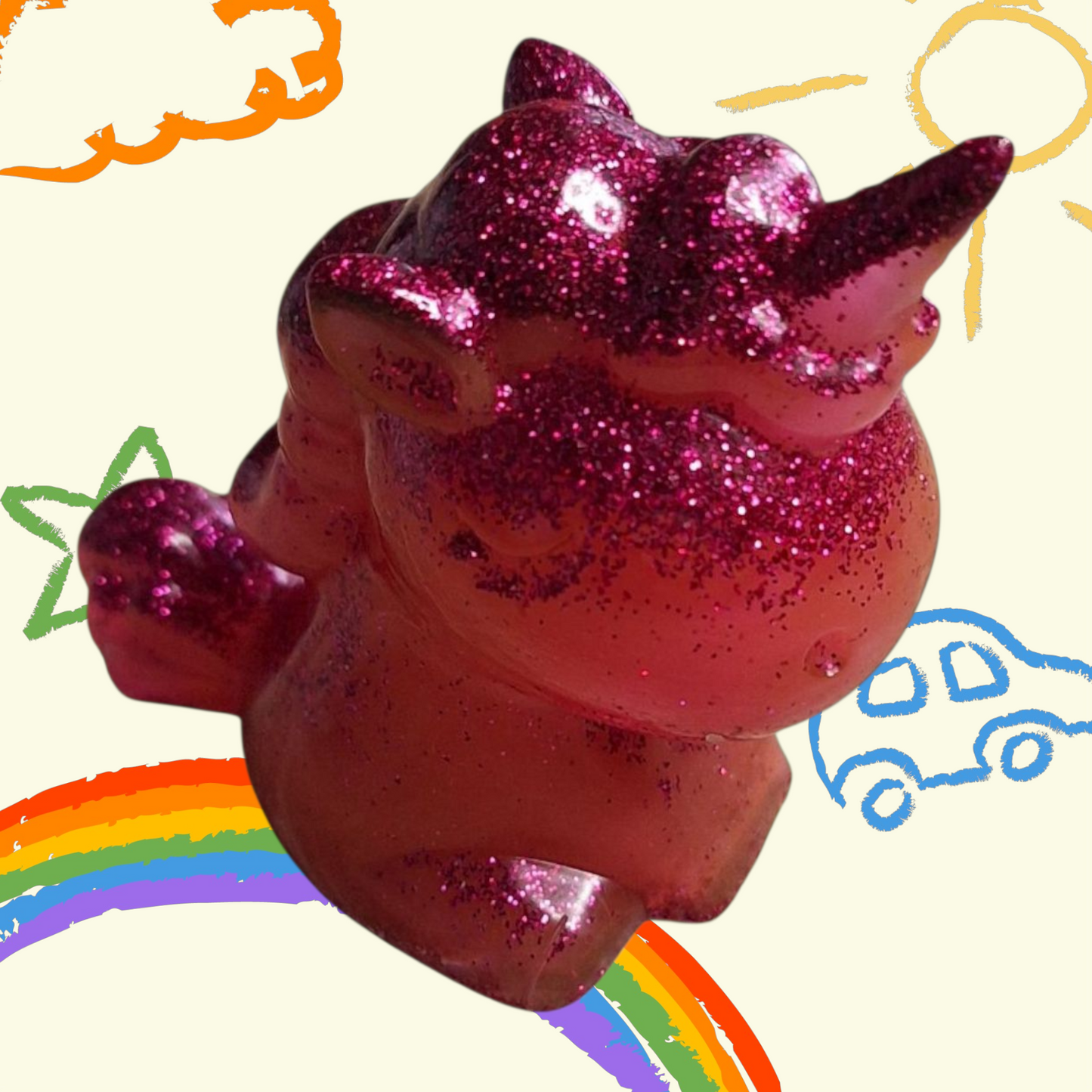 LUMINA – Mini licorne enchantée en résine