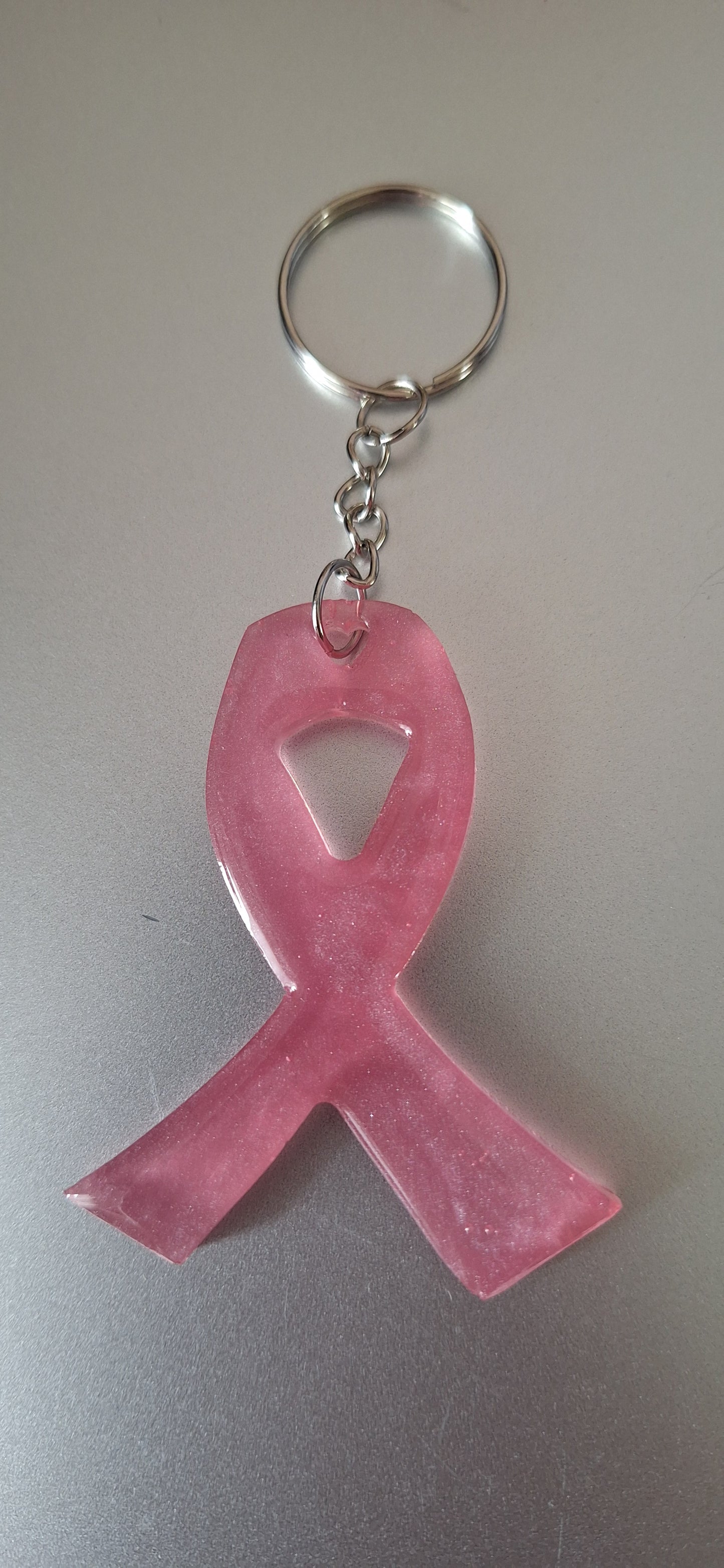 Ruban rose en résine – Octobre Rose