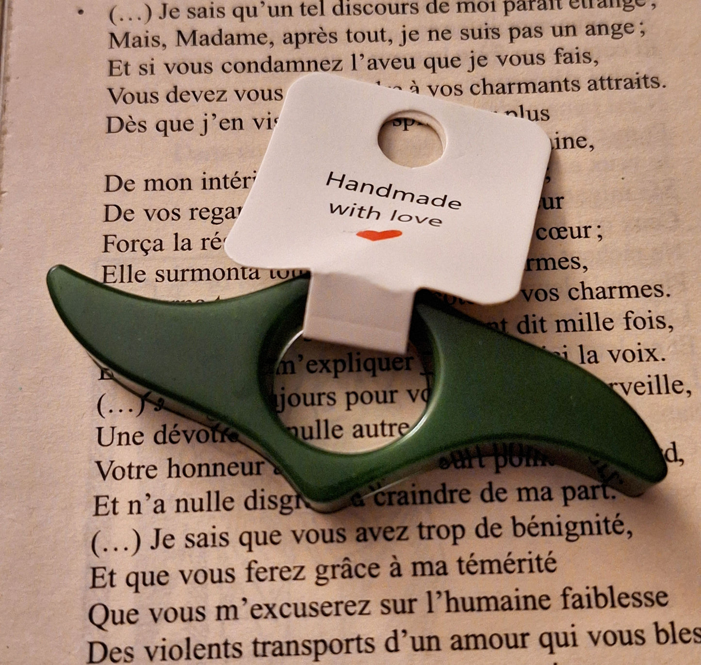 Bagues de lecture accessoires de livre résine époxy cadeau à offrir enseignants Atsem anniversaire fête des mères pères rentrée classes école