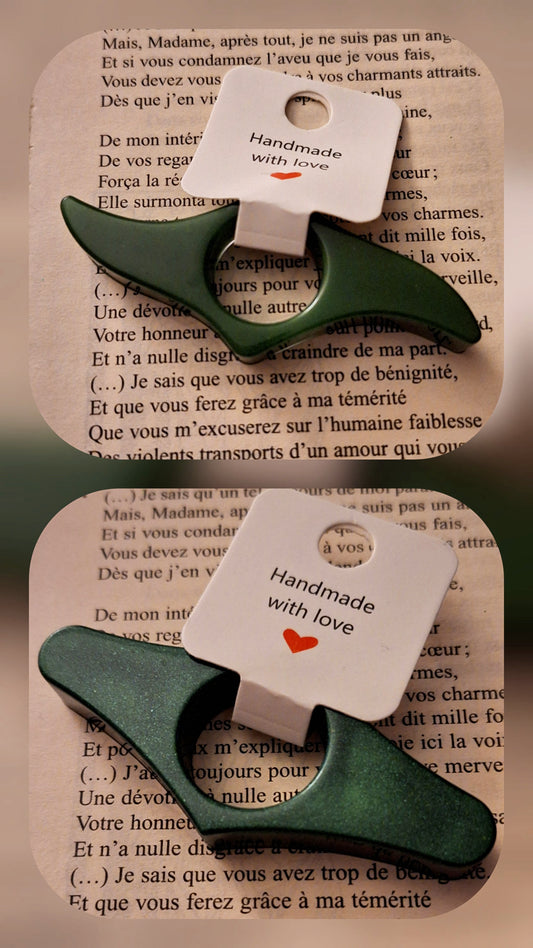 Bagues de lecture accessoires de livre résine époxy cadeau à offrir enseignants Atsem anniversaire fête des mères pères rentrée classes école