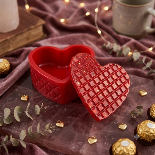 Boîte à Bijoux Cœur Scintillant  - idée cadeau pour elle