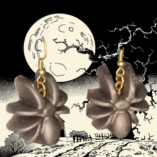 Boucles d’oreilles araignées – Bijoux Halloween originaux