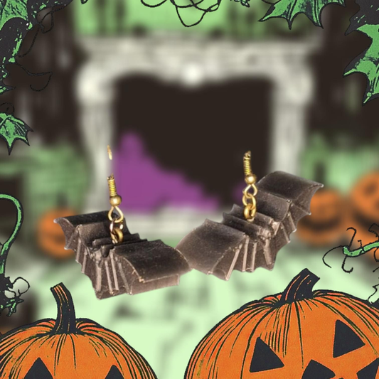 Boucles d'oreilles chauve-souris déguisements d'halloween idées cadeaux
