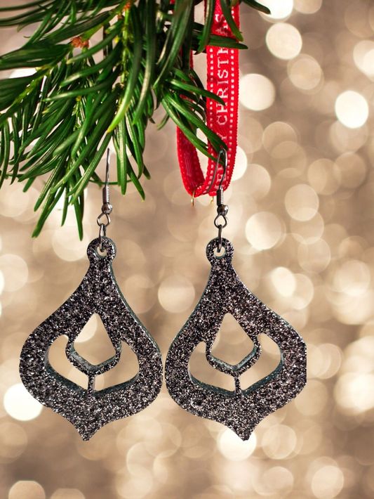 Boucles d'oreilles paillettes, tendance moderne fêtes de fin d’année Noël anniversaire accessoire de mode pour elle