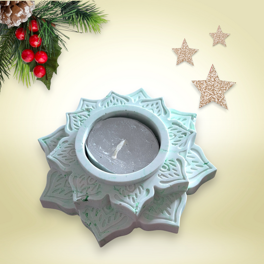 Bougeoir fleur de lotus, photophore centre de table idées cadeaux décorations Noël décoration table bougie chauffe plats cadeau à faire