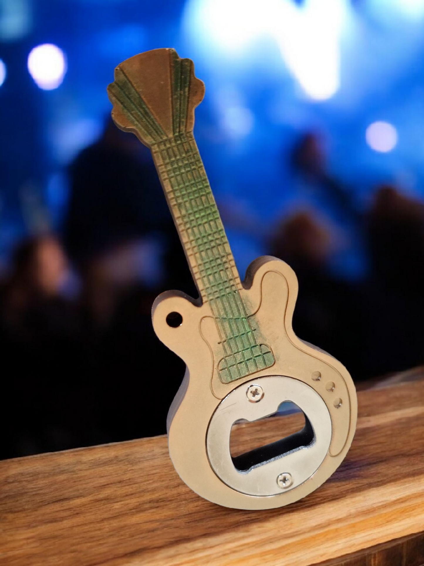 Décapsuleur original en résine époxy – Cadeau artisanal et déco bar unique