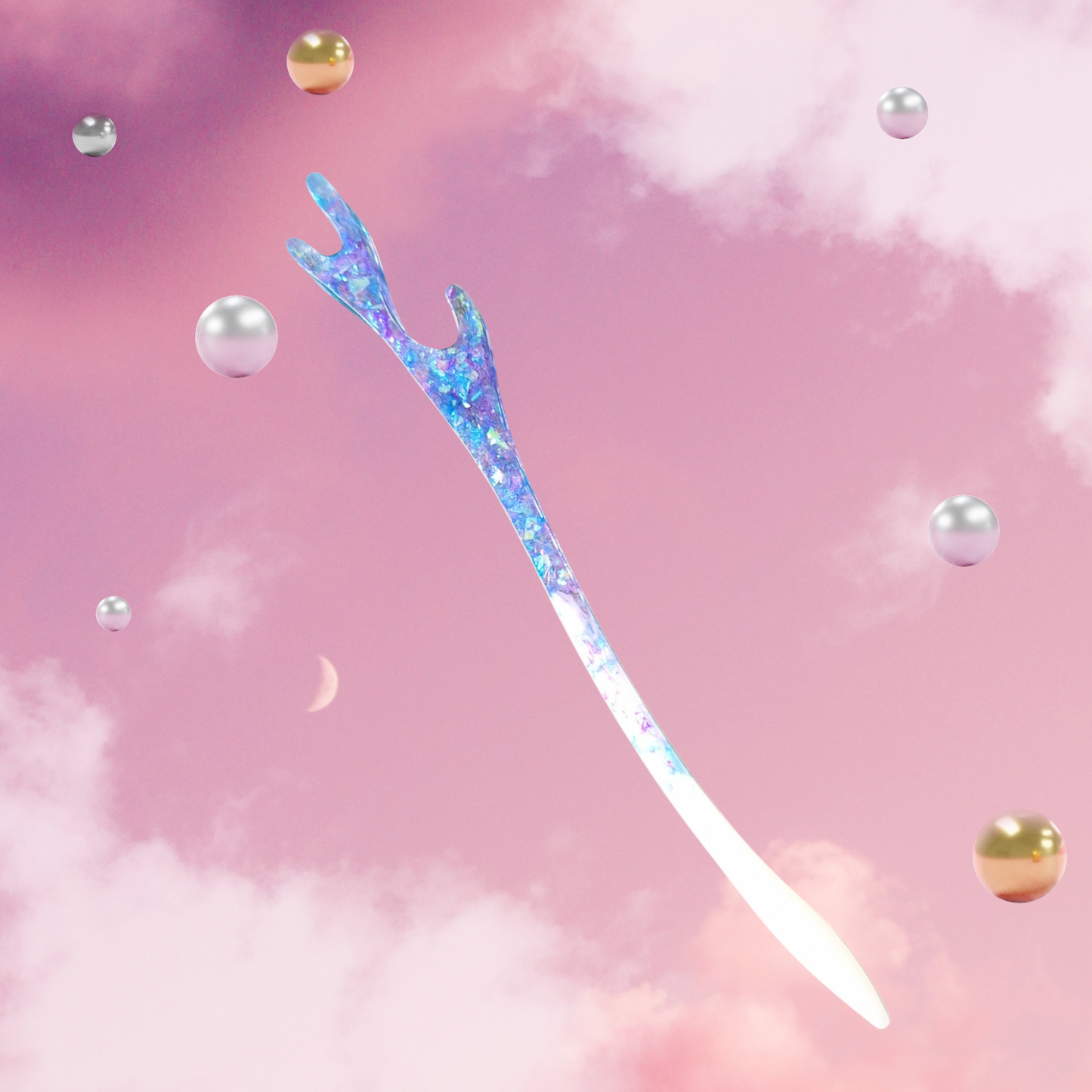 Pic à Cheveux Japonais Papillon – Kanzashi Fantaisie