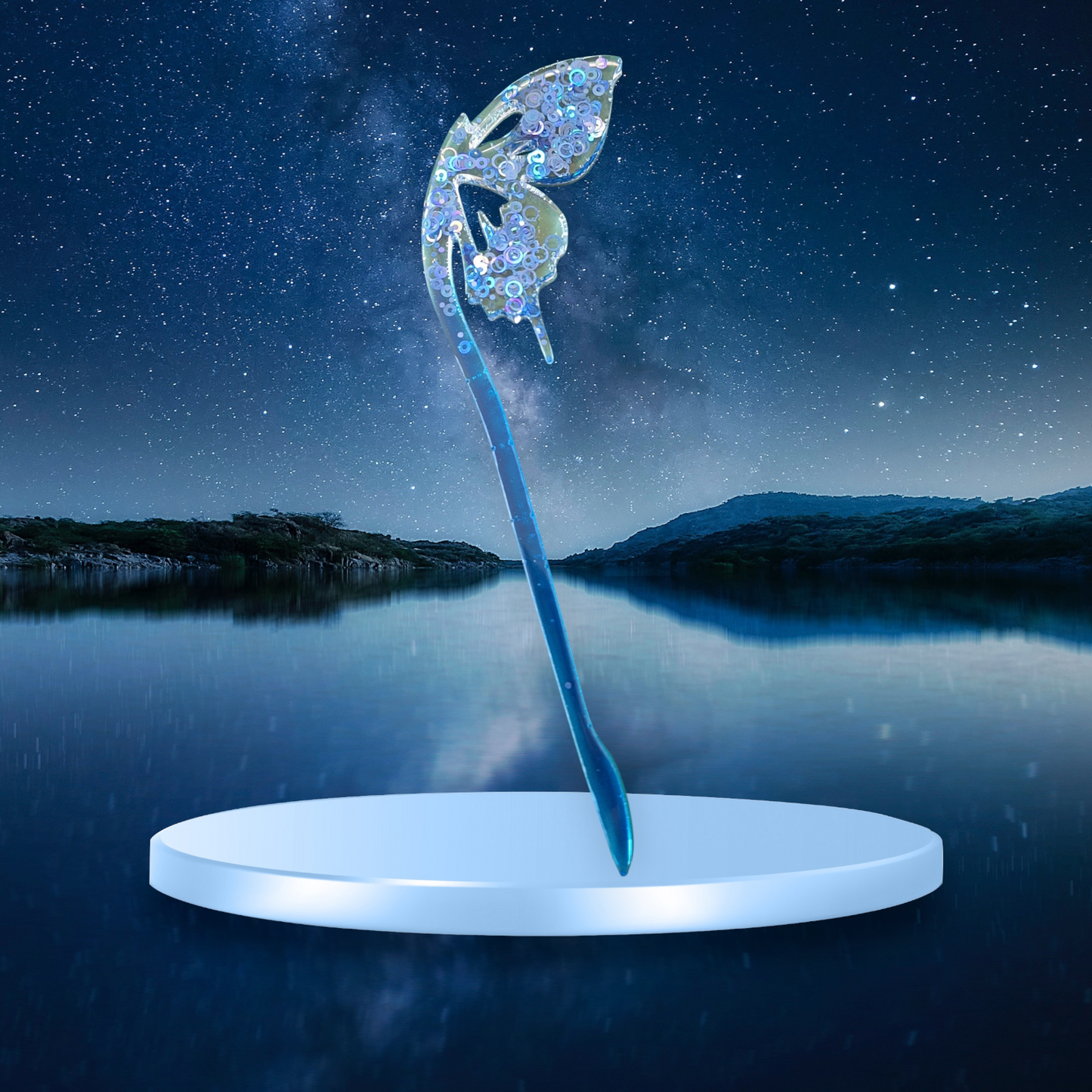 Pic à Cheveux Japonais Papillon – Kanzashi Fantaisie