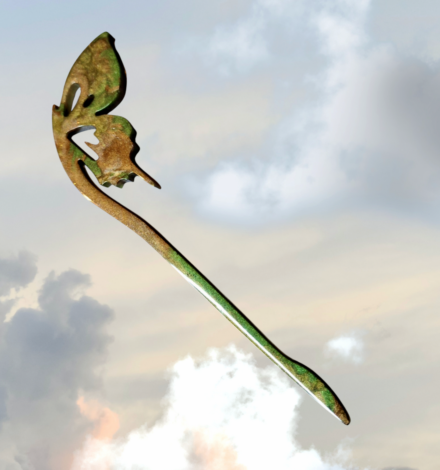 Pic à Cheveux Japonais Papillon – Kanzashi Fantaisie