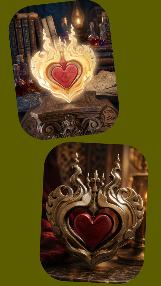Cœur décoratif ex-voto – Création artisanale unique - idée cadeau