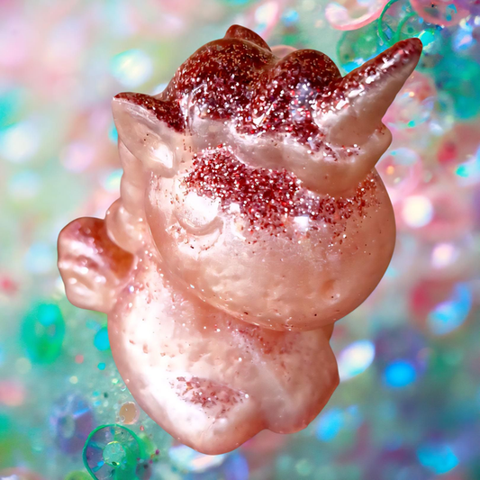 Mini licorne enchantée en résine