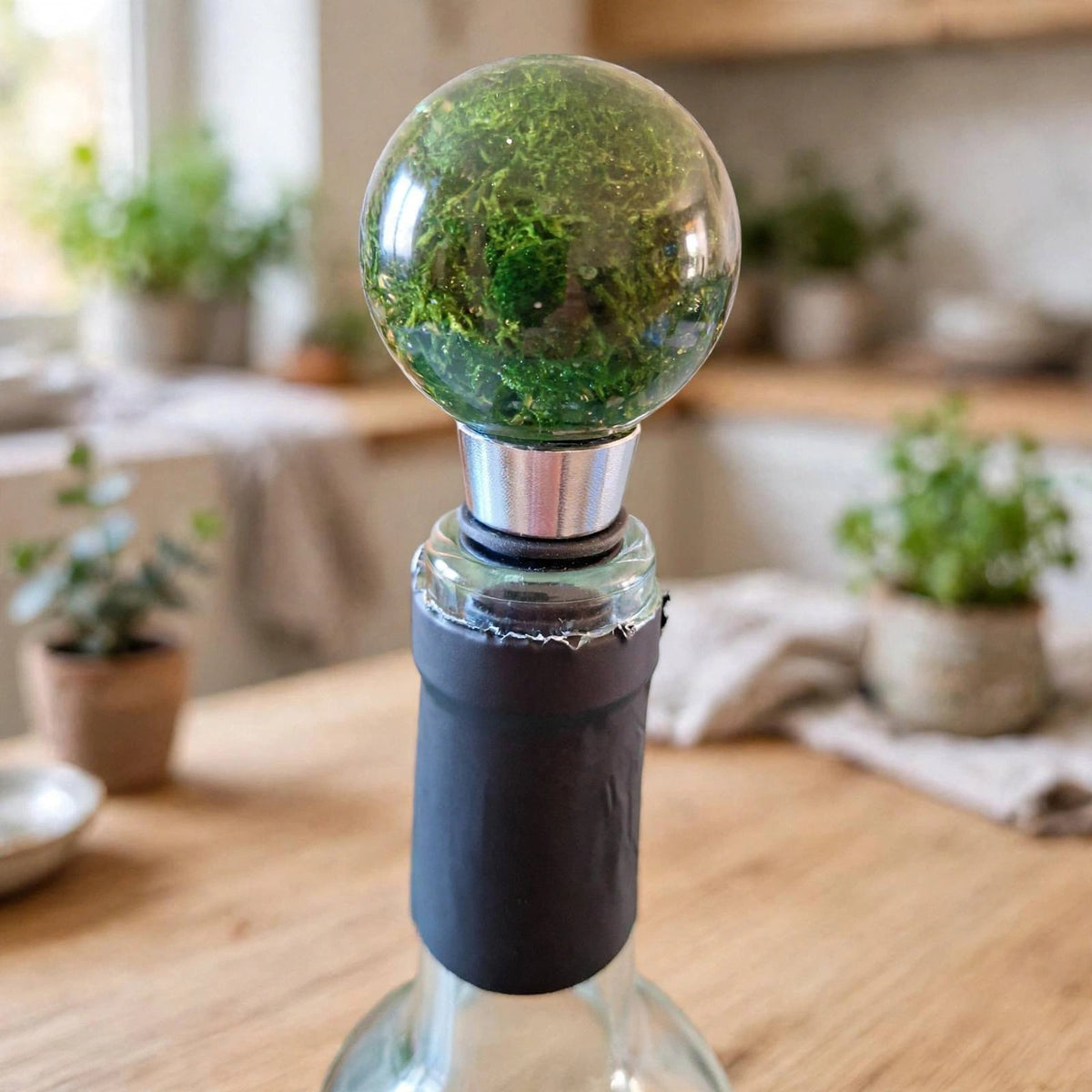 Bouchon de Bouteille en Résine Artisanale - Fait Main - Diamant | Résin'éclat