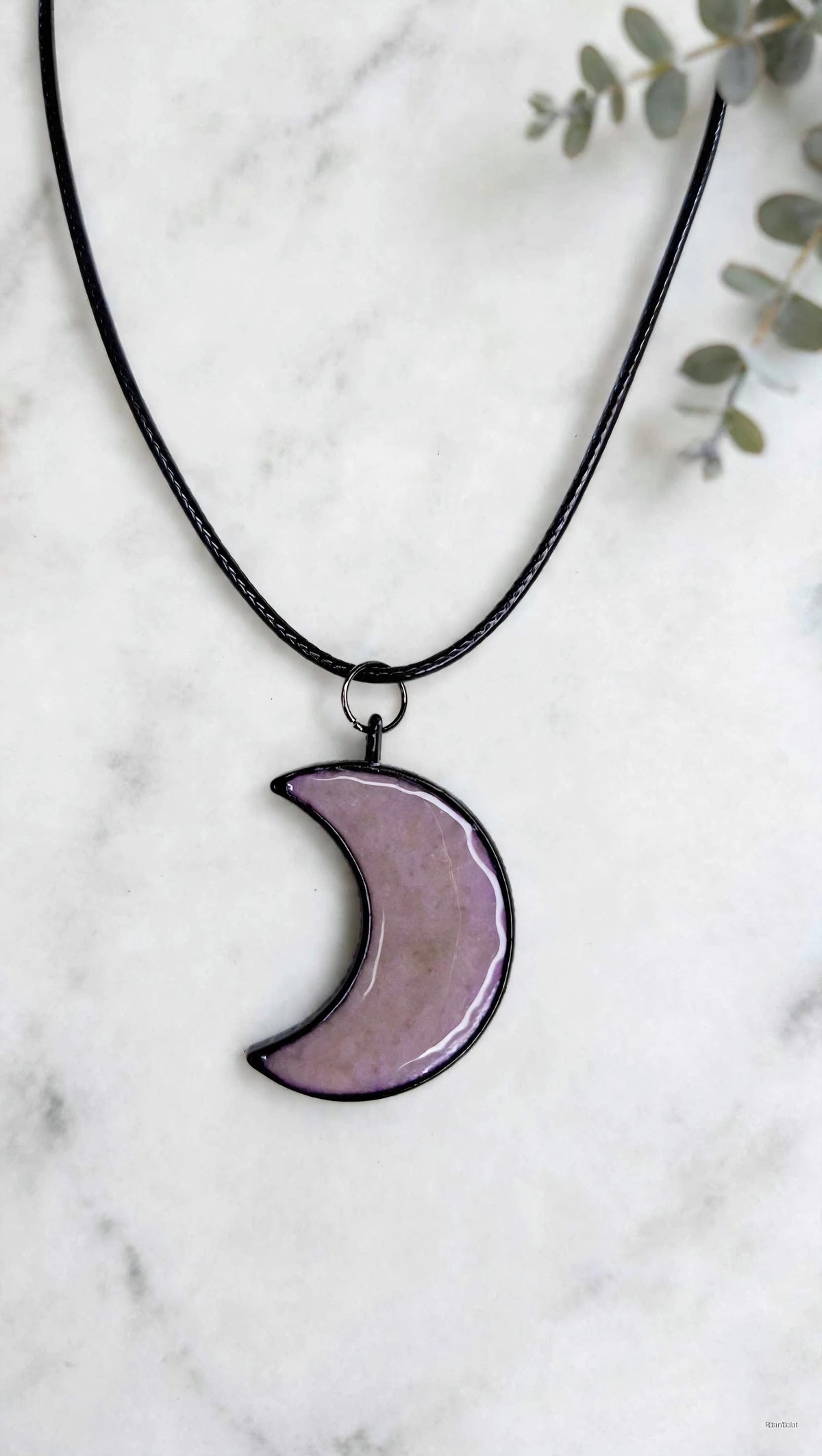 Collection Éclat - Collier Pendentif en Résine UV Starry Sky - Fait Main