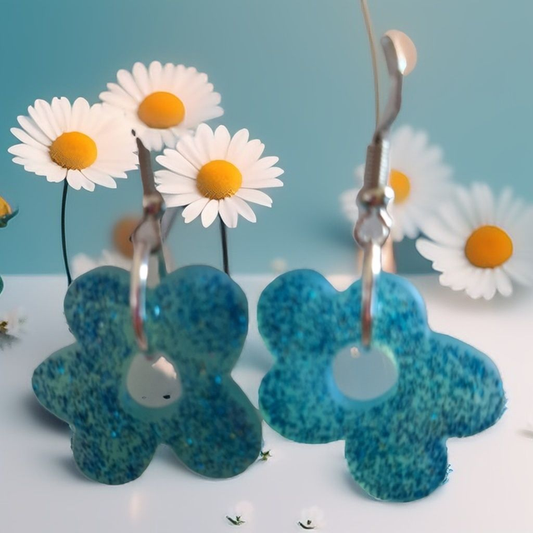 Boucles d'oreilles pendantes, résine, boucles d'oreilles colorées cadeau pour elle anniversaire accessoire de mode