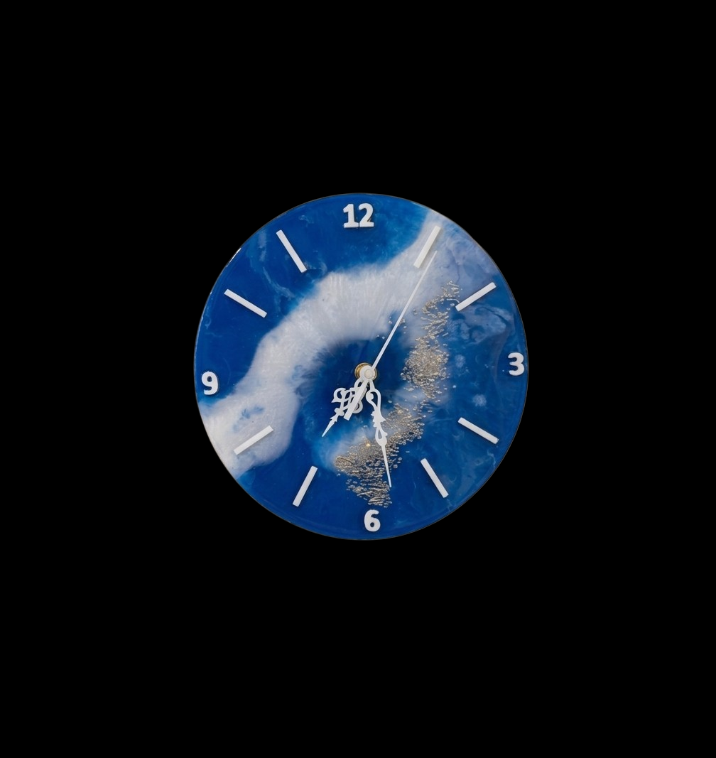 Horloge murale fabriquée artisanalement - décoration intérieure -  idée cadeau pour elle, lui, anniversaire, Noël